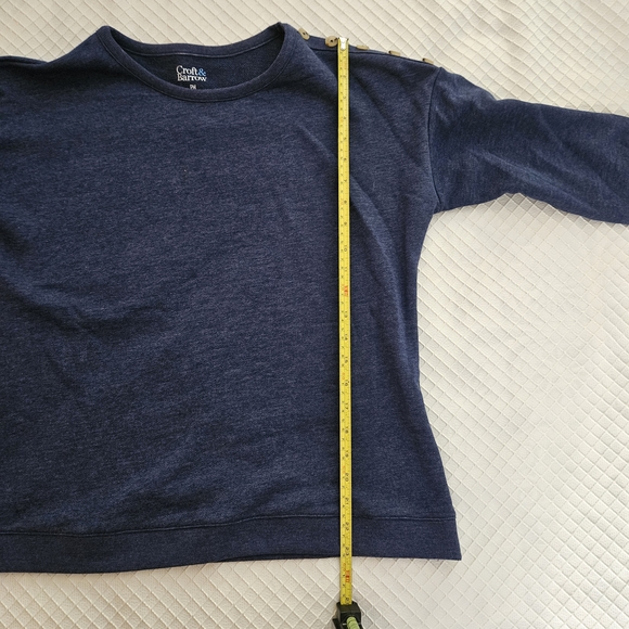 Coft & Barrow Petite Blue Sweatshirt - Picture 8 of 9